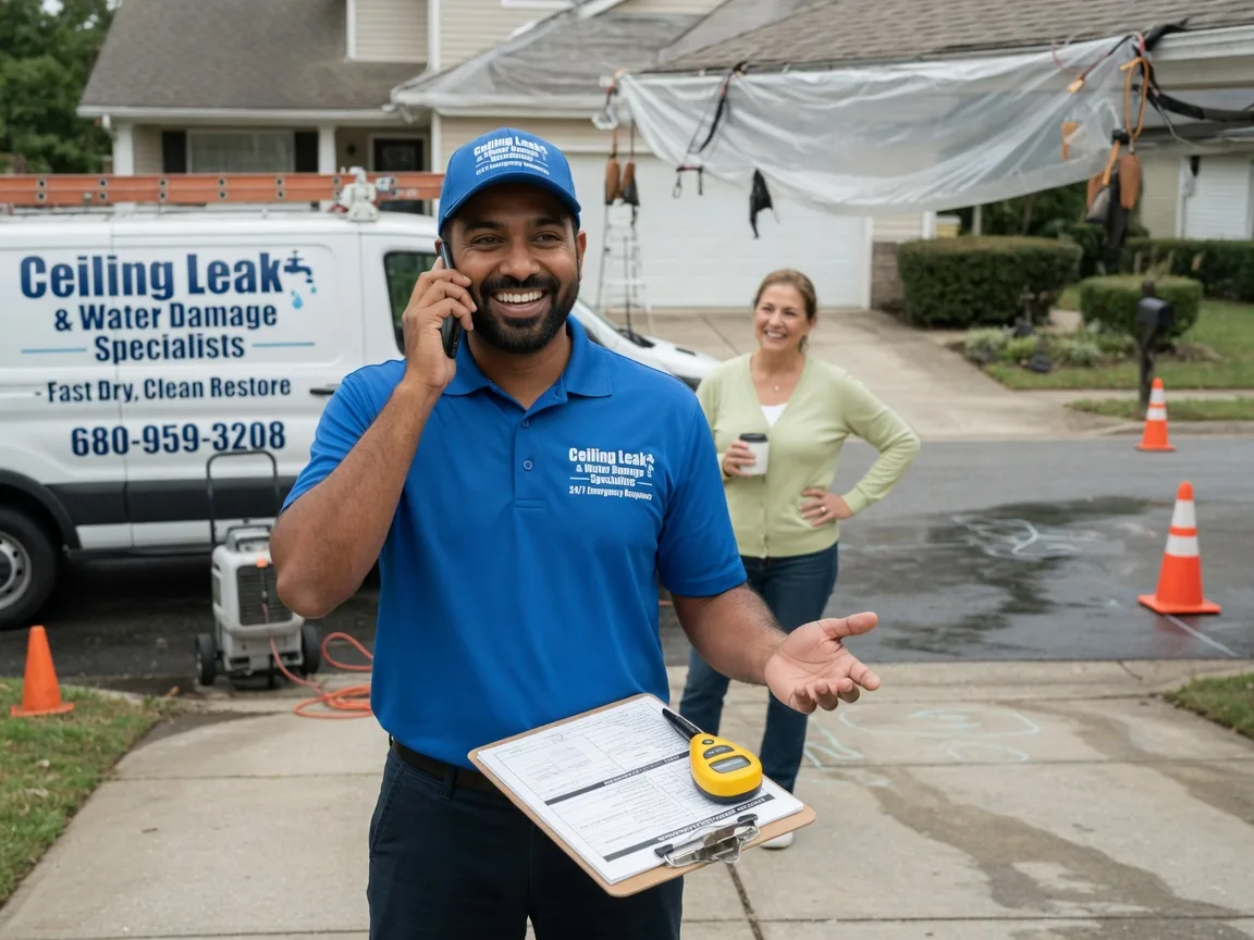 Ceiling Leak Cleanup Lovington, NM FAQs